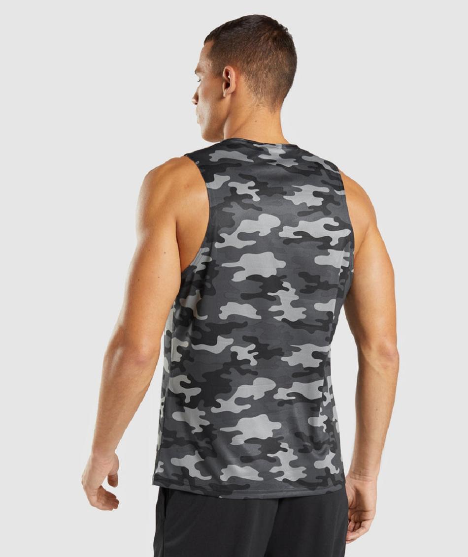 Camiseta Tirantes Gymshark Arrival Hombre Gris | CO 3213GSO